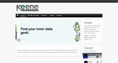 Desktop Screenshot of keene-insights.com